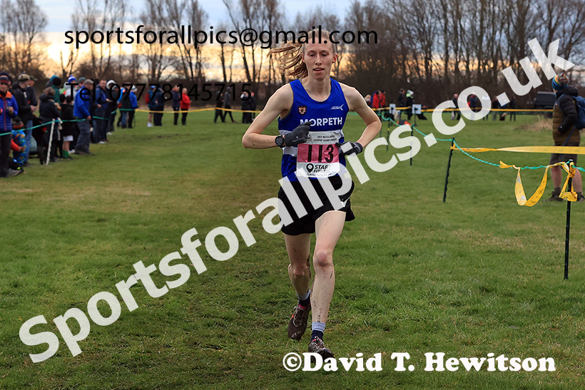 Senior womens 2024 NECAA Cross Country Champs., Temple Park, South Shields. Photo: David T. Hewitson/Sports for All Pics